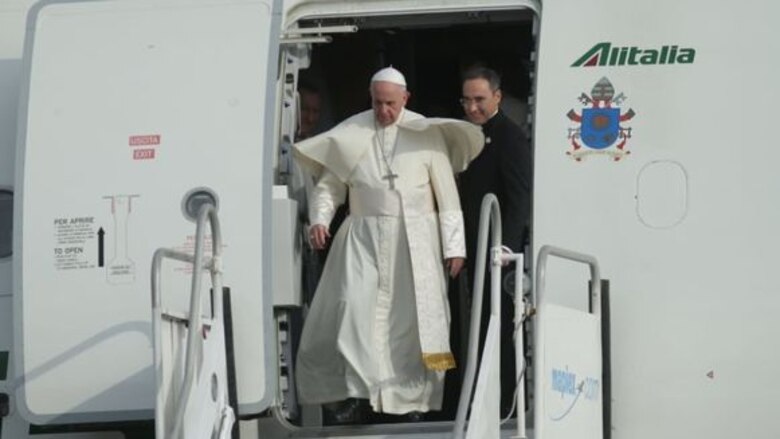 El papa Francisco llega a Panamá, para su gran cita con los jóvenes