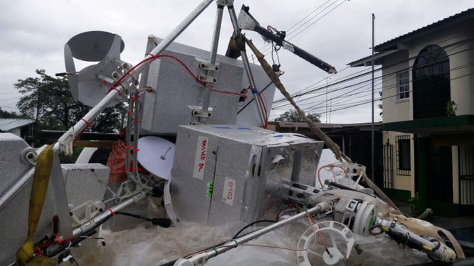 Investigan caída de artefacto que brinda acceso a internet en comunidades de difícil acceso