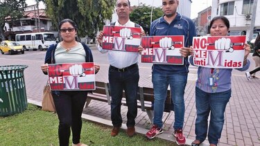 Protesta en defensa de la libertad de expresión