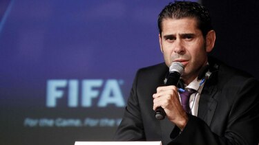 Fernando Hierro, nuevo seleccionador español durante el Mundial de Rusia