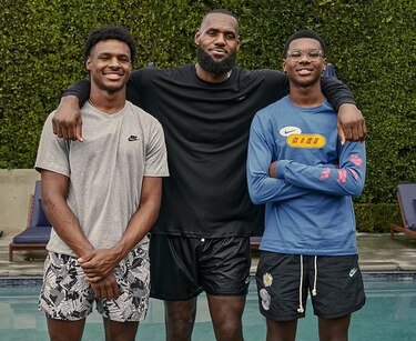 El sueño de LeBron: ‘Necesito saltar a la pista con mi hijo’