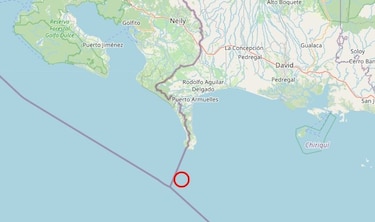 Sismo de 5.3 sacude el sur de Puerto Armuelles, Chiriquí