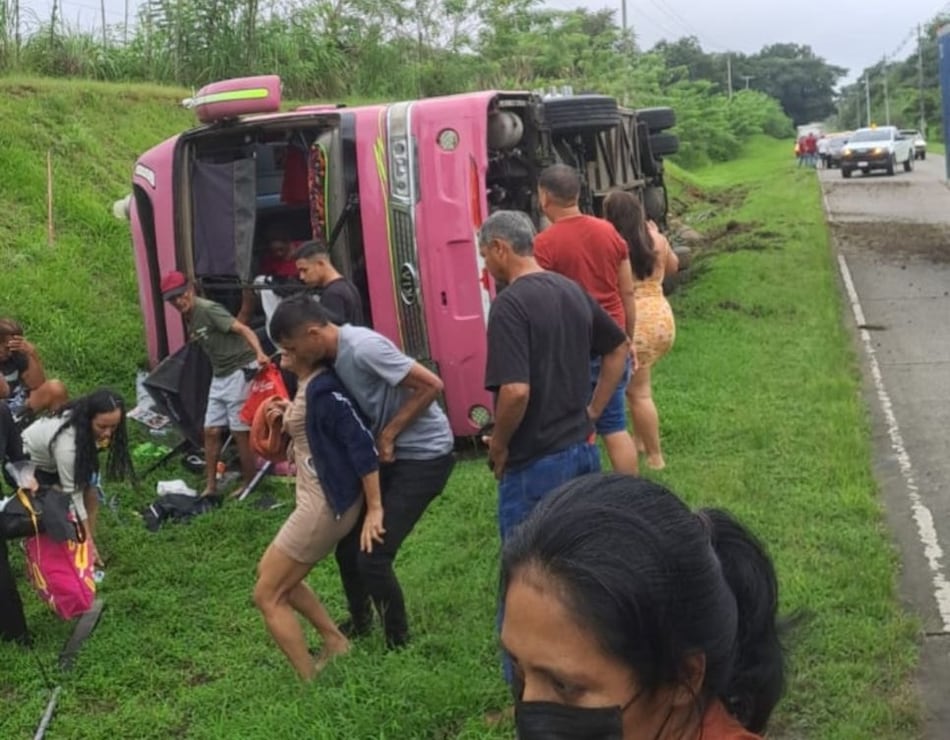Juez ordena detención provisional e imputa cargos a conductor de bus involucrado en accidente en Chepo