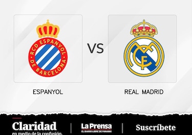 Real Madrid se mide de local a RCD Espanyol Barcelona