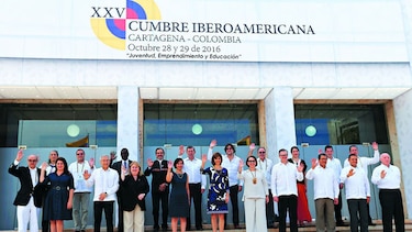 12 jefes de Estado se reúnen en Cartagena