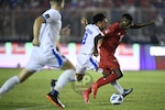 Imágenes del triunfo de Panamá ante El Salvador en las eliminatorias mundialistas