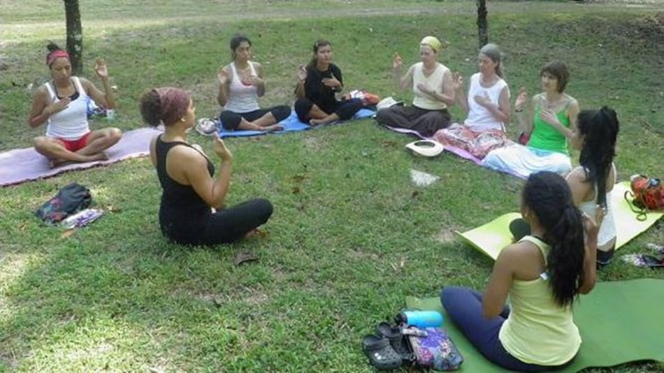 Una tarde saludable en el parque