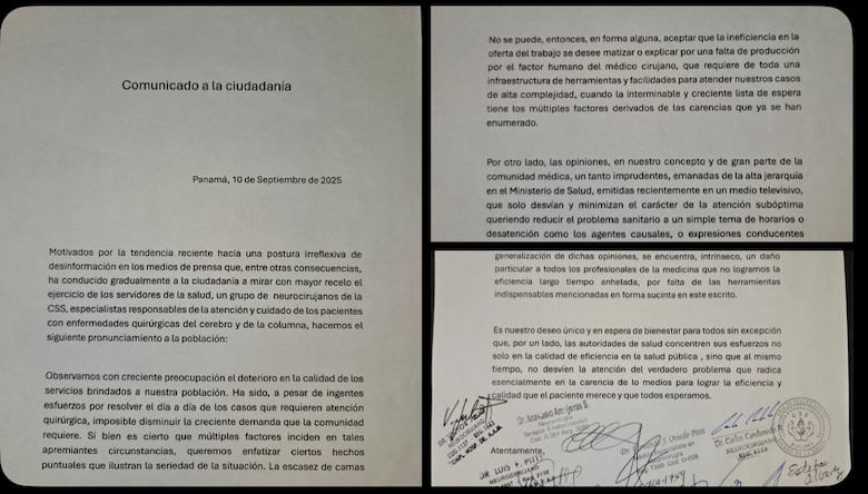 Director de la CSS minimiza quejas de neurocirujanos y apunta a ‘tema político’