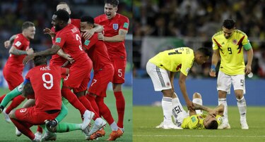 Inglaterra vence por penaltis a Colombia y avanza