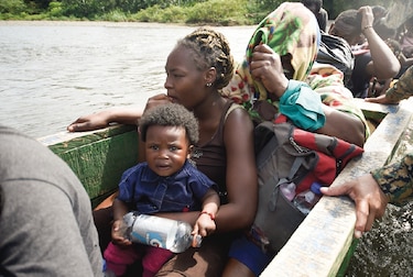 Niños, el rostro frágil del drama migratorio en Darién