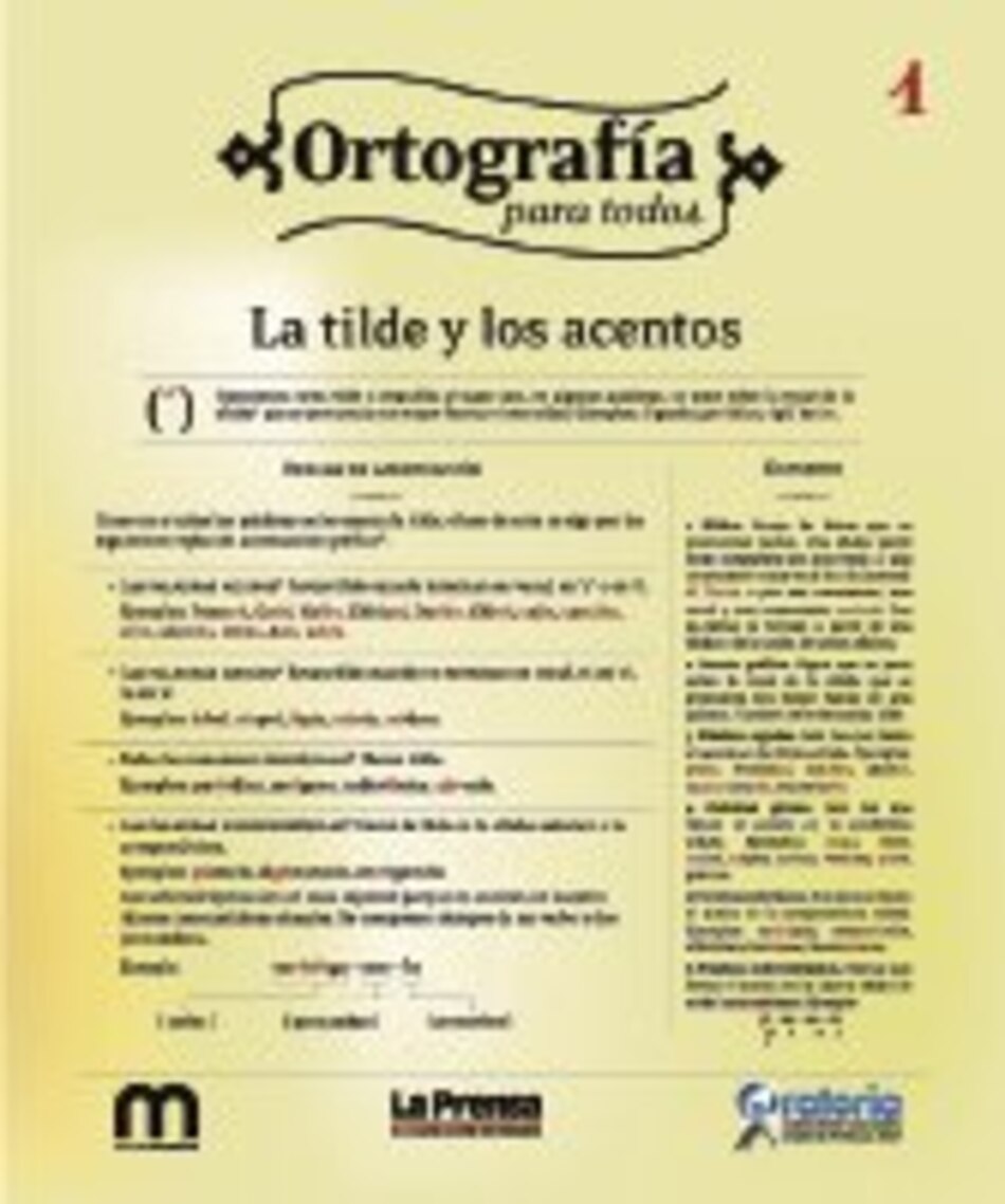 Rescatan la ortografía