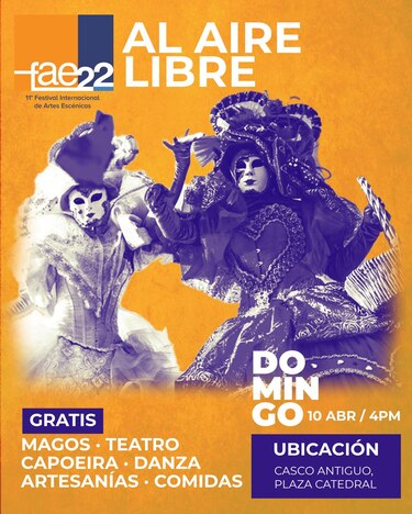 El FAE 2022 ofrece espectáculo al aire libre en plaza Catedral