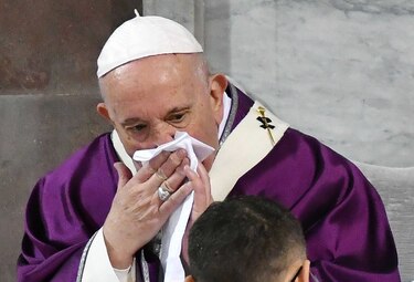 El papa Francisco dio negativo en un estudio por posible infección con coronavirus