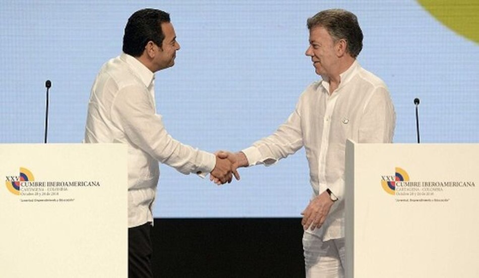 Paz de Colombia y crisis en Venezuela acapararon Cumbre Iberoamericana