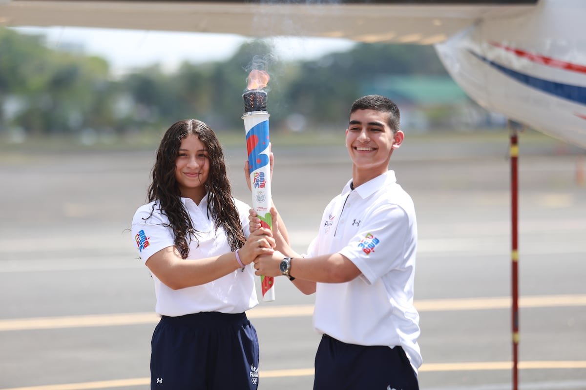 Encienden la antorcha de los Juegos Suramericanos de la Juventud Panamá 2026