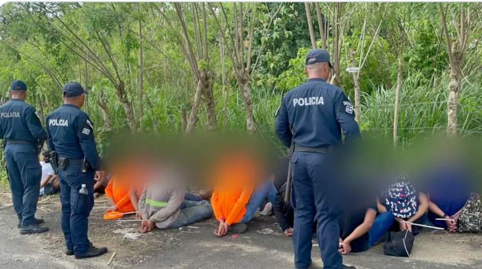 Arrestan a unas 22 personas durante las protestas en Pacora