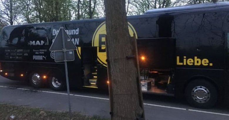 Explosión cerca del autobús del Dortmund, un jugador herido