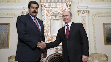 Putin expresó apoyo a Maduro en medio de protestas opositoras
