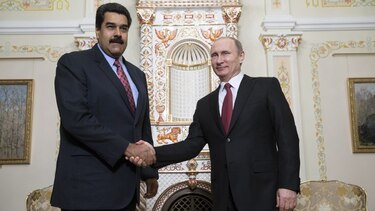 Putin expresó apoyo a Maduro en medio de protestas opositoras