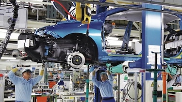 Disminuye inversión en automoción en el Reino Unido