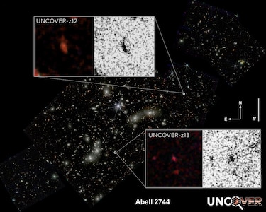 El telescopio James Webb descubre la segunda galaxia más lejana