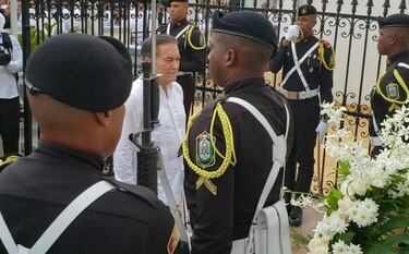 Presidente Cortizo asiste a su primera romería al cementerio Amador