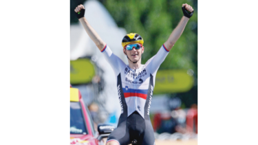 Matej Mohoric se impone en solitario en la 19 etapa del Tour
