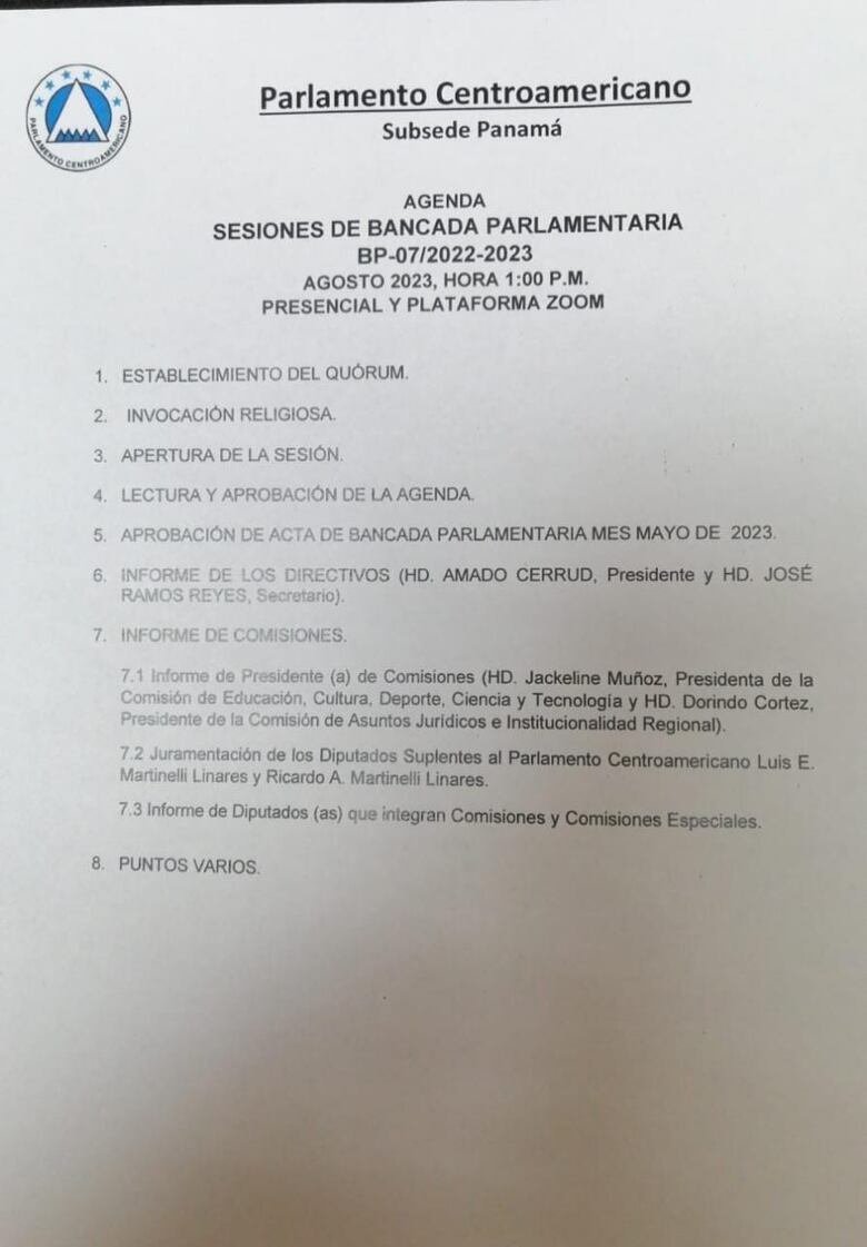 Ricardo y Luis Martinelli Linares serán juramentados como miembros del Parlacen