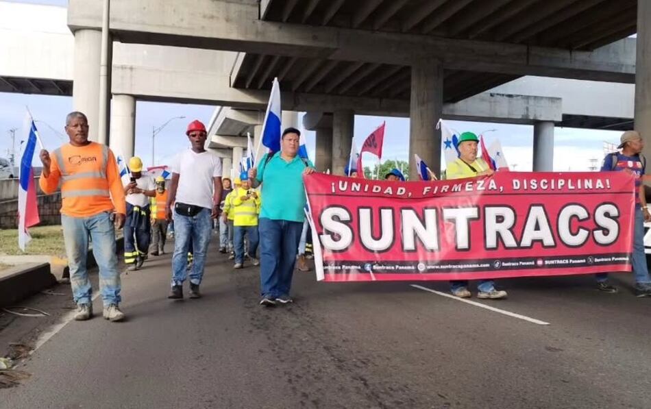 Jornada de manifestaciones sindicales se extiende por varios puntos de la ciudad
