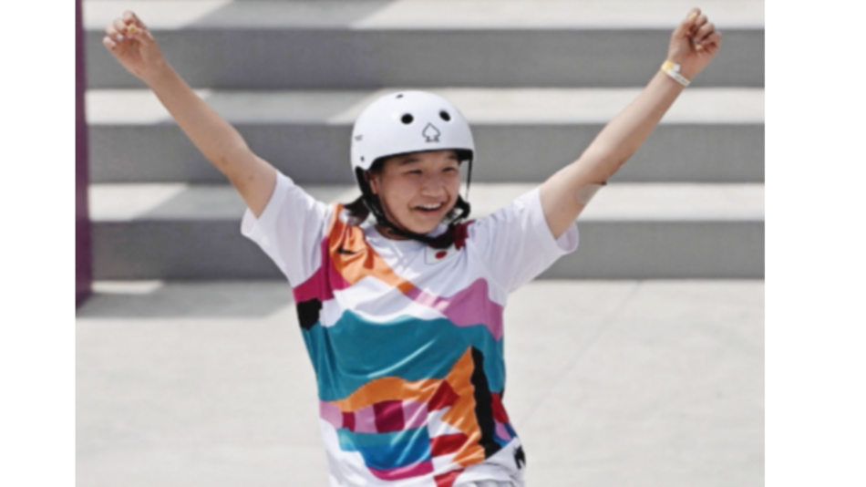 La japonesa Momiji Nishiya triunfa en el ‘skateboarding’