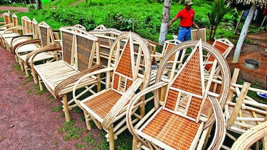 Arte, muebles y mimbre