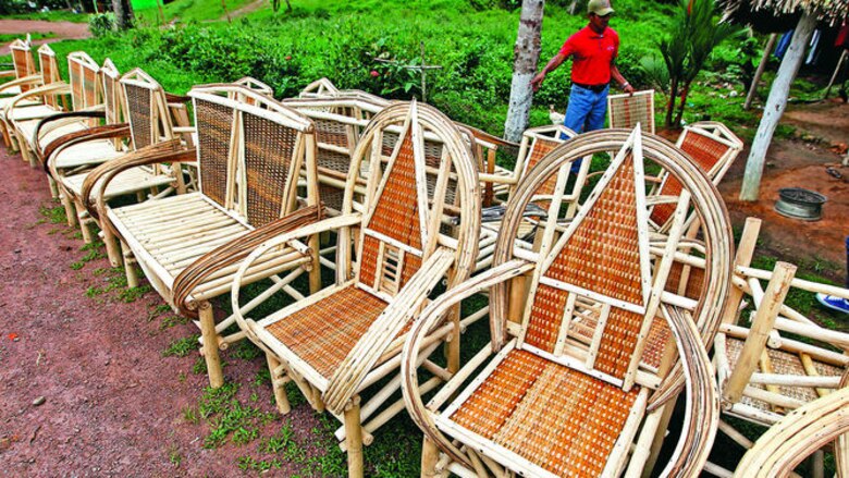 Arte, muebles y mimbre