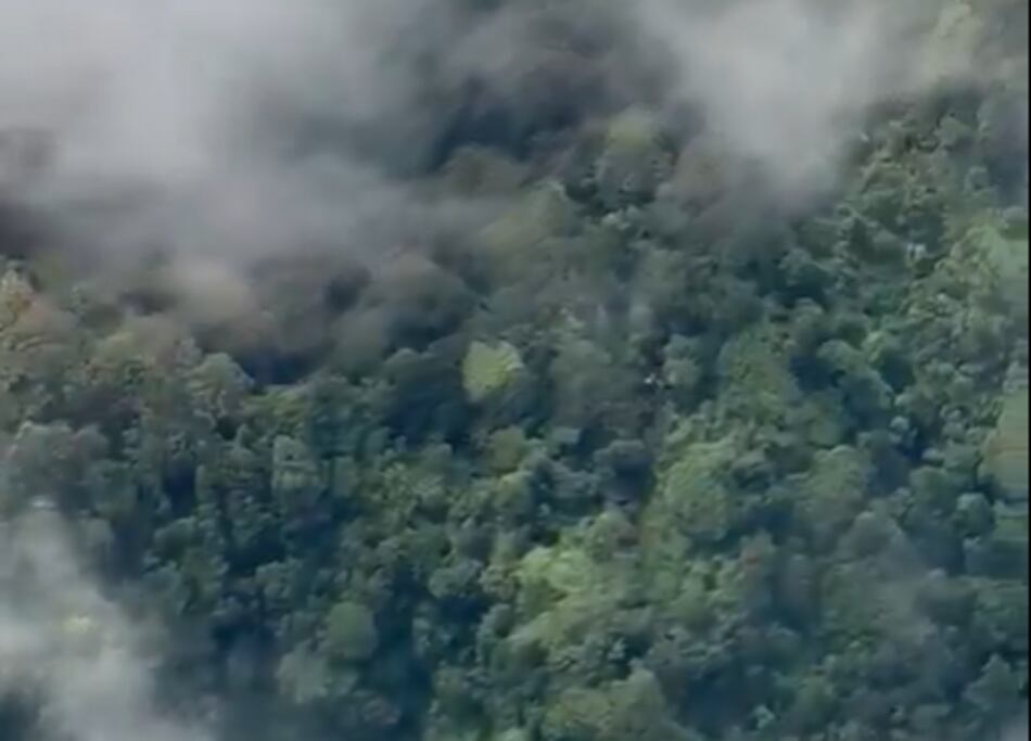 Una avioneta con seis ocupantes se estrella en un cerro en Costa Rica
