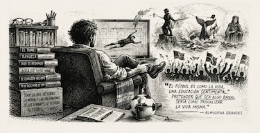 La literatura al servicio de su majestad, el fútbol