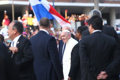 Francisco, el segundo papa que visitó Panamá