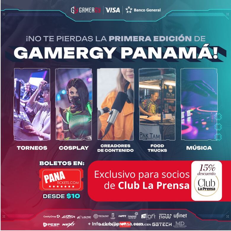 Gamergy: videojuegos, cosplay y entretenimiento en Panamá