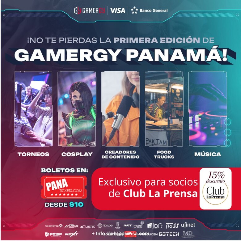 Gamergy: videojuegos, cosplay y entretenimiento en Panamá