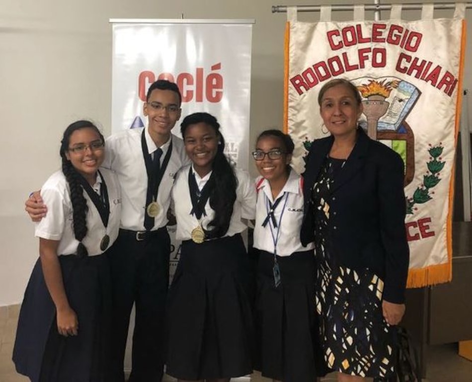 Estudiantes del colegio Rodolfo Chiari ganan la competencia provincial en Coclé