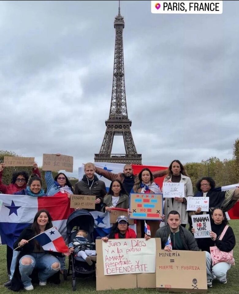 Las protestas contra el contrato minero rompen fronteras