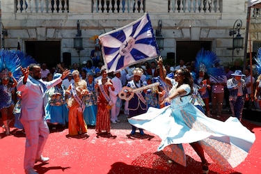 El Rey Momo abre el Carnaval de Río de Janeiro