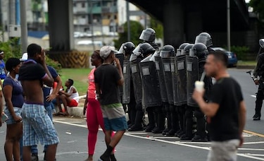 Por vandalismo retienen a 35 personas tras protestas en Curundú