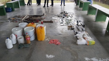 Decomisan arma de fuego, municiones y celulares durante requisa en cárcel Nueva Esperanza de Colón