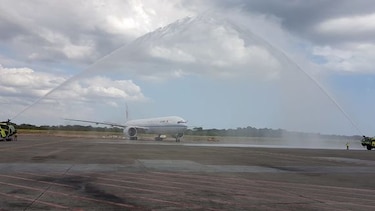 Aterriza el primer vuelo de Air China en Panamá