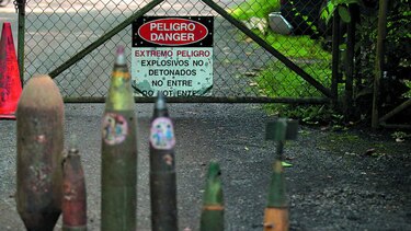 Un paraíso en el Pacífico que aloja armas químicas