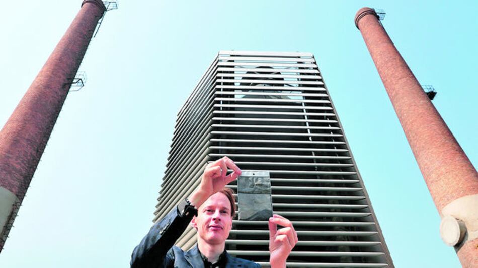 Una torre purifica el aire en China