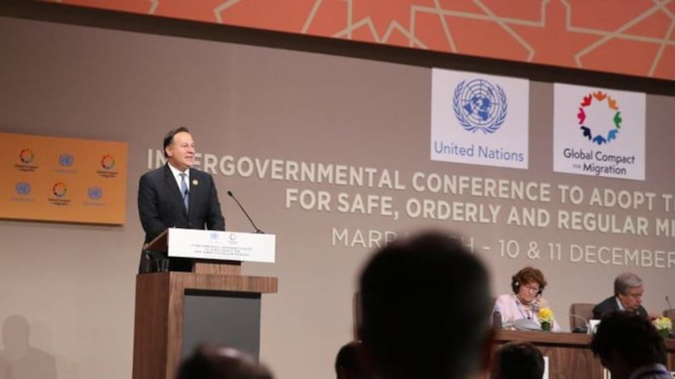 Panamá firma el Pacto Global sobre Migración