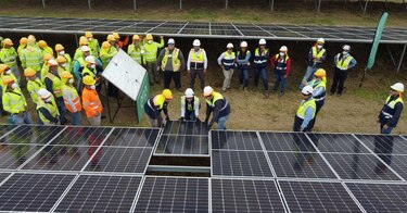 Enel instala nueva planta solar, capacidad fotovoltaica del país asciende a 445 MW
