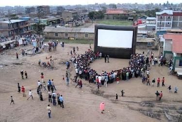 Cine para las áreas más desoladas de Nairobi