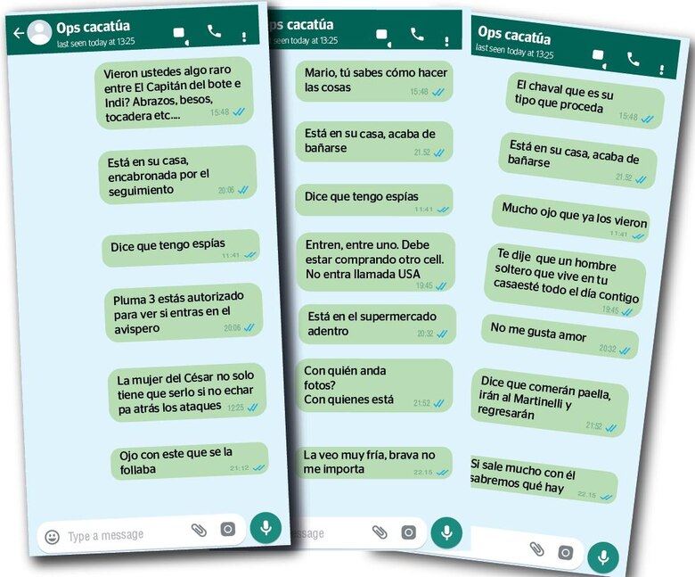 Medio español divulga mensajes en caso de espionaje a ‘novia’ de Ricardo Martinelli