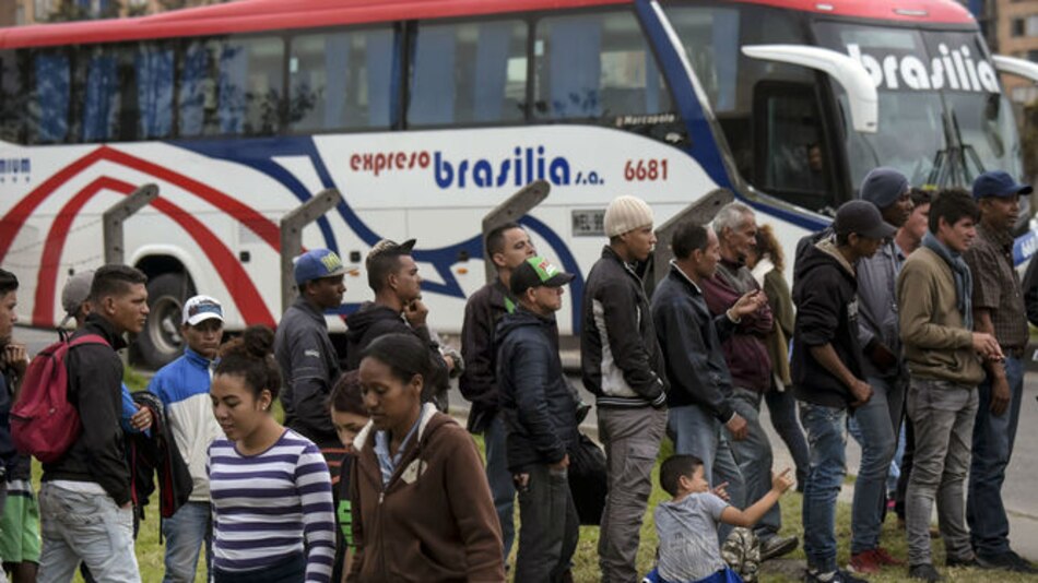 Diplomáticos de la OEA están en la frontera de Venezuela por migrantes